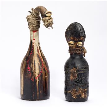 WANGECHI MUTU (1973 -   ) Untitled (Bottle People Series).